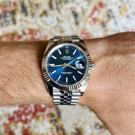 rolex datejust jubilee armband|rolex datejust 41 fluted bezel.